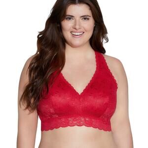 Cosabella Never Say Never Racie Racerback Extended (Plus) Bra Mystic Red 3X